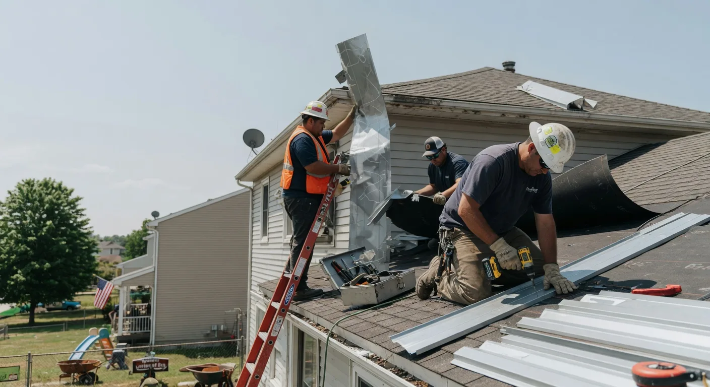 Storm Damage Metal Roof Repair in Hachita, NM